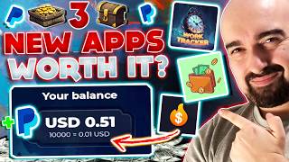 Trying 3 NEW Money Making Apps To Earn Cash 2024! (Worth It?)