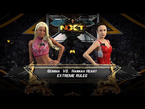 WWE 2K22 AWA wrestling: Gemma vs Hannah Heart