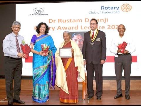 25th Dr Rustam D Ranji Rotary Lecture - 2024 by Padmashri Dr G Natchiar