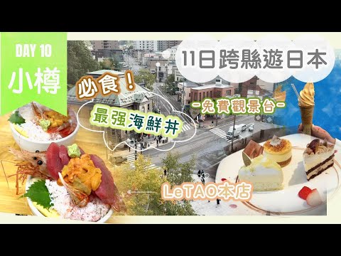 【北海道小樽一日遊】排隊1小時才吃到・💯高質海鮮丼 滝波食堂📍｜LeTAO本店 甜品下午茶｜免費觀景台 欣賞童話十字路口｜11日跨縣遊日本｜Nat Go Japan