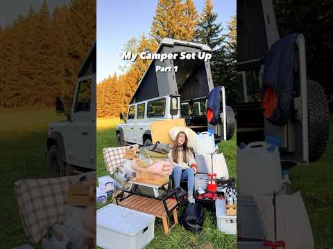 Behind the scenes [what I pack for 3 months solo vanlife] #roadtripeurope #overlanding #poptop