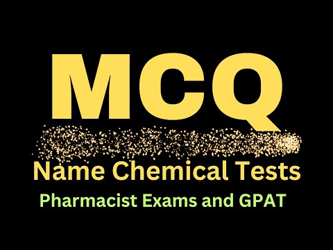 DPharma Exit Exam MCQ on Chemical Tests || Pharmacognosy || Chemical Test MCQ