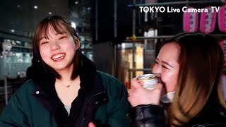 【LIVE】新潟ほろ酔い女子にロングインタビュー　渋谷スクランブル交差点 ライブカメラ / Shibuya Scramble Crossing Live Camera 2022/4/02