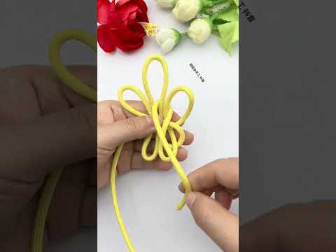 Ancient style bow knots, rope braiding skills sharing, handmade DIY, fancy knotting, knots, knot