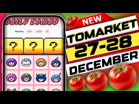 tomarket app daily combo today 27-28december | tomarket secret combo today #tomarketcombo