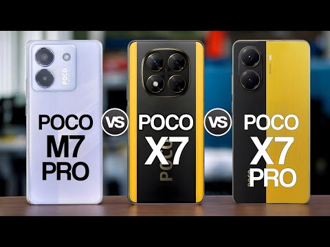 Poco M7 Pro 5G Vs Poco X7 5G Vs Poco X7 Pro 5G