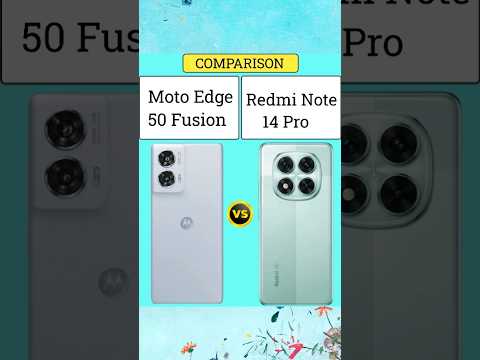 Moto Edge 50 Fusion vs Redmi Note 14 Pro