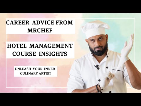 Hotel Management Course & The Path to Becoming a Chef Exclusive Interview with @ArrivuCareerTalks