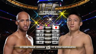 Demetrious Johnson vs Kyoji Horiguchi Full Fight Full HD