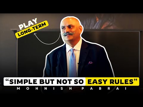 "These are the KEY RULES for Success" - Mohnish Pabrai | Stocks | Investment