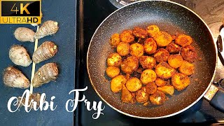 Arbi fry Recipe | Chamagadda fry | Seppankilangu Varuval Recipe | Chamadumpa fry | Taro fry Recipe