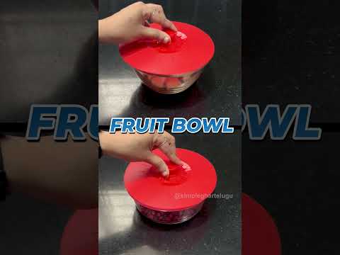 Silicone Bowl Lid To Keep Food Fresh in Bowls