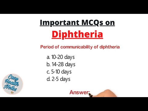 Top 10 Important Multiple Choice Questions (MCQs) on Diphtheria