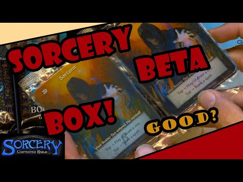 Release Night Sorcery: Contested Realm - Opening a Beta Booster Box!