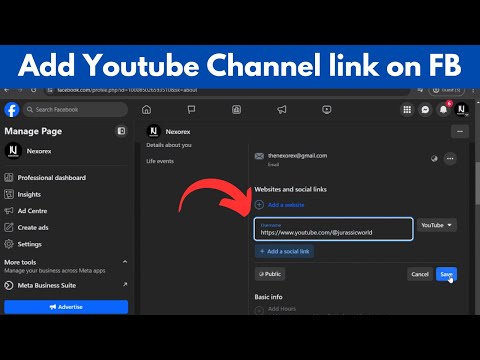 How to Add Youtube Channel Link to your Facebook Profile (Quick & Simple)