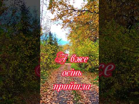 А вже осінь прийшла!Гарного дня!Мирного неба!#осінь #природа #carpathian #shorts #nature #гарногодня