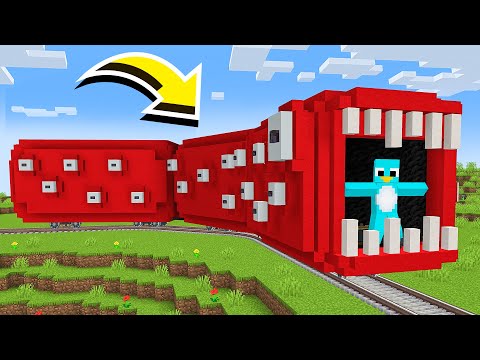 How to Build A Working Train Eater Worm in Minecraft