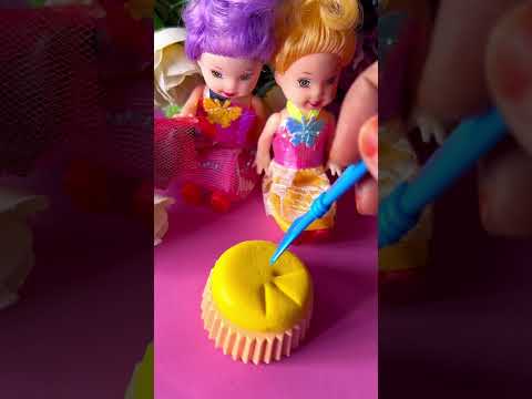 How to make Polymer clay cake #miniature #cake #cakedecorating #cakedesign