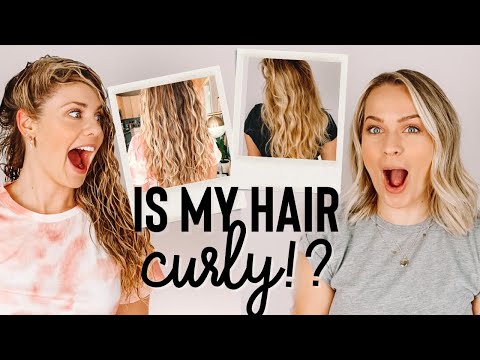 Wait… IS MY HAIR ACTUALLY CURLY?! - Kayley Melissa