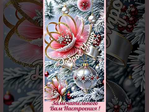 Доброе январские утро🎄💖 Новогоднего настроения 🎄😊