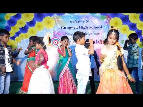 yenthasakkagaunave song perfomance by 2nd class students gangeya high school chilvakodur