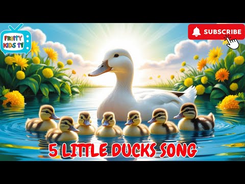 Five Little Ducks NEW | Counting and Learning Song for Toddlers | Nursery Rhymes #kidslearning