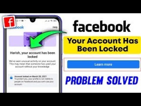 🔴Facebook Account Has Been Locked 🔴2021 Working Trick 💯