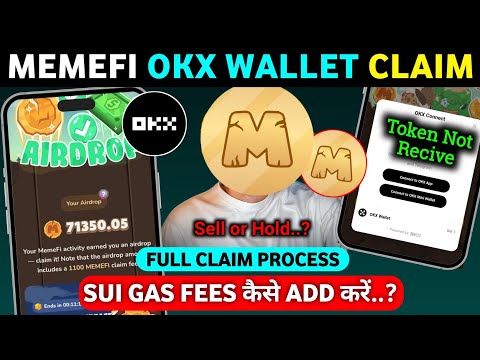 MemeFi Token Not Showing OKX Wallet | MemeFi Sui Gas Fee | MemeFi Bybit Withdrawal | MemeFi Claim