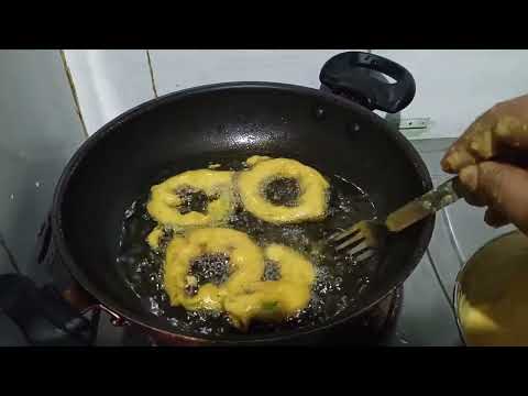 capsicum 🫑 ring pakoda #youtubevideo #yummy #anima #recipe #cookingvideo