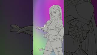 #shorts  Timelapse drawing- Towa fanart #towart