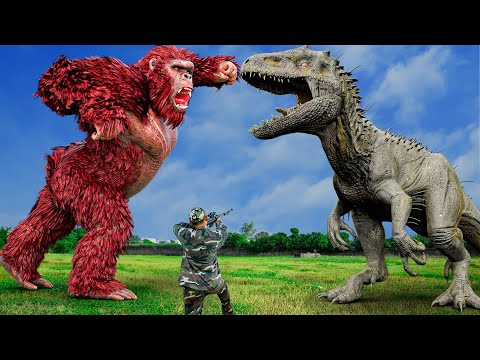 Kong 2 VS Indominus Rex | Kingdom of the Planet of the Apes VS Jurassic Park 4 | The New Empire Made