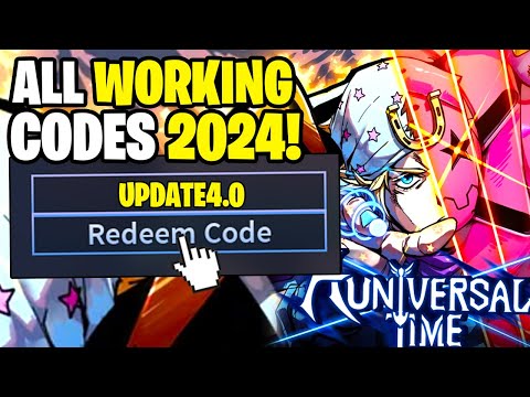 *NEW* ALL WORKING CODES FOR A UNIVERSAL TIME IN DECEMBER 2024! ROBLOX A UNIVERSAL TIME CODES