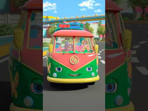 Wheels on the Bus #trending #viral #popular #cartoon #bussong #shorts #youtubekids #ytshorts