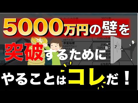 【モチベーションを上げるために！】5000万円の壁を越えよう！まずは3000万円貯める方法を身につけよう