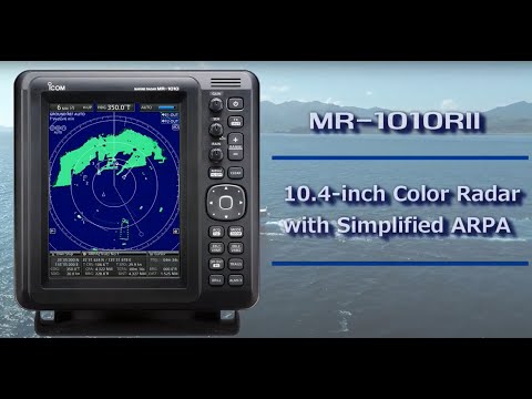 Introducing the Icom MR-1010RII Marine Radar