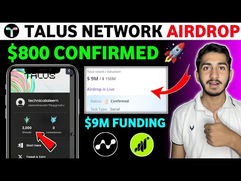 Talus network Airdrop guide | Talus network Airdrop withdrawal | Free crypto airdrop