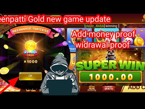 Teenpatti Gold live add money proof/ Teenpatti Gold widrawal proof / piggy bank slots game tricks