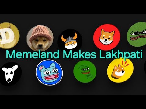 Memeland Airdrop Withdrawal & Listing Live Everyone Earn 10K To 1.0 Lakh