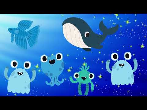 Color Song Blue | Learn the Color Blue | Blue Color | Fun Nursery Rhyme for Kids | EduCastle