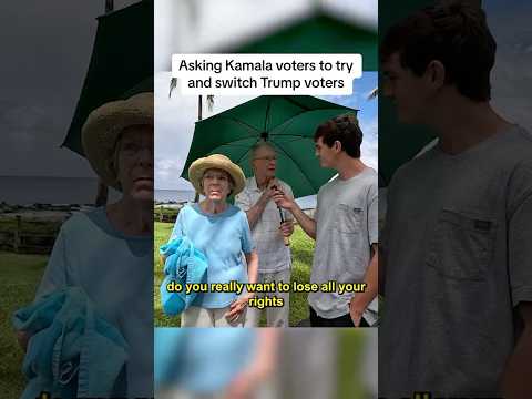 Kamala voters try to CONVINCE Trump voters