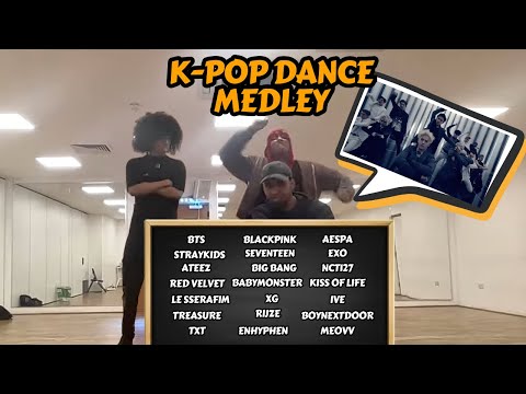 The Ultimate K-Pop Dance Medley! 35 Songs in 30 Minutes!!! (Dance Newbies!! 😂)