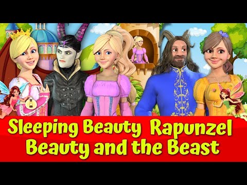 🔴 The Sleeping Beauty 🧚🔴I Rapunzel 🔴🧙‍♀️I Beauty and the Beast 🔴👑I English Fairytales