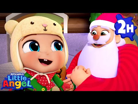 Santa Claus is Sick (We Wish You a Merry Christmas) | Little Angel | Fun Kids Songs | Nursery Rhymes