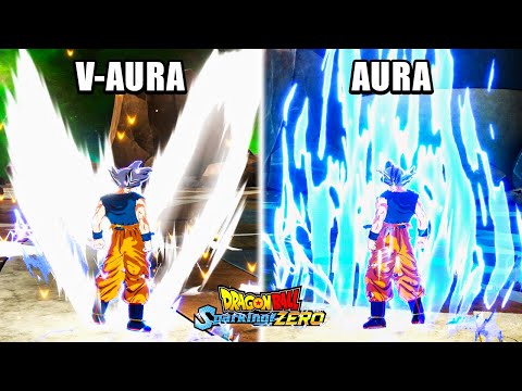 Which Aura Is Better?! V Aura vs Original Aura - DRAGON BALL: Sparking! ZERO (DLC)