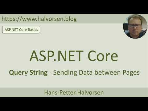 ASP.NET Core - Query String: Sending Data between Pages