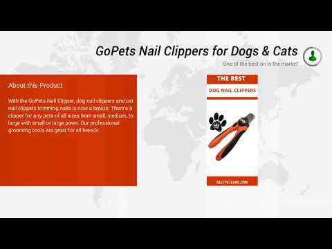 GoPets Nail Clippers for Dogs & Cats