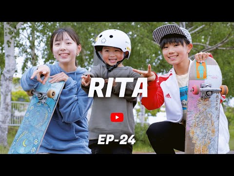 RITA 3歳 3YO SKATER / EP24 ガールズスケーター @yousuke_t_t との初セッションで照れるリタ