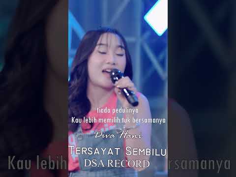 diva hani Tersayat sembilu #dangdut #dsarecord #divahani