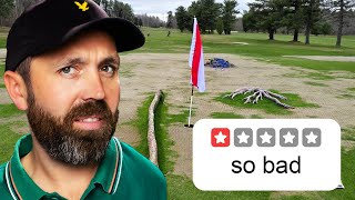 I played the WORST rated golf course! (How bad?)