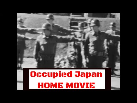 POST-WW2 SILENT HOME MOVIE  U.S. ARMY ENGINEER BATTALION IN OCCUPIED JAPAN   XD95955